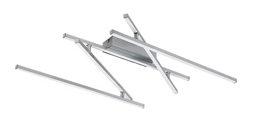Rabalux 71020 Negan LED Moderní stropní svítidlo | Přírodní bílá | 40W | Bílá | Kov | Stříbrná