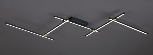 Rabalux 71020 Negan LED Moderní stropní svítidlo | Přírodní bílá | 40W | Bílá | Kov | Stříbrná