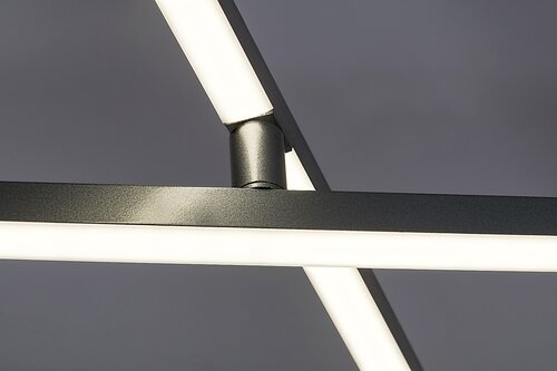 Rabalux 71020 Negan LED Moderní stropní svítidlo | Přírodní bílá | 40W | Bílá | Kov | Stříbrná
