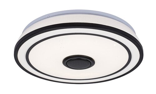 Rabalux 71030 Nikolaus LED Stropní svítidlo s ovladačem | RGB | Variabilní | Stmívatelné | 24W | Bílá | Černá
