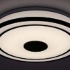 Rabalux 71030 Nikolaus LED Stropní svítidlo s ovladačem | RGB | Variabilní | Stmívatelné | 24W | Bílá | Černá
