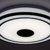 Rabalux 71030 Nikolaus LED Stropní svítidlo s ovladačem | RGB | Variabilní | Stmívatelné | 24W | Bílá | Černá