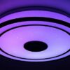 Rabalux 71030 Nikolaus LED Stropní svítidlo s ovladačem | RGB | Variabilní | Stmívatelné | 24W | Bílá | Černá