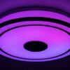 Rabalux 71030 Nikolaus LED Stropní svítidlo s ovladačem | RGB | Variabilní | Stmívatelné | 24W | Bílá | Černá