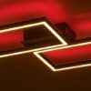 Rabalux 71032 Ludano LED Moderní stropní svítidlo | RGB | Variabilní | Stmívatelné | 40W | Bílá | Černá | 17