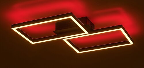 Rabalux 71032 Ludano LED Moderní stropní svítidlo | RGB | Variabilní | Stmívatelné | 40W | Bílá | Černá | 7