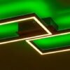 Rabalux 71032 Ludano LED Moderní stropní svítidlo | RGB | Variabilní | Stmívatelné | 40W | Bílá | Černá | 18