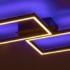 Rabalux 71032 Ludano LED Moderní stropní svítidlo | RGB | Variabilní | Stmívatelné | 40W | Bílá | Černá | 19