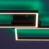 Rabalux 71032 Ludano LED Moderní stropní svítidlo | RGB | Variabilní | Stmívatelné | 40W | Bílá | Černá | 20