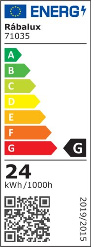 Rabalux 71035 Cerrigen LED Moderní stropní svítidlo | RGB | Variabilní | Stmívatelné | 24W | Bílá