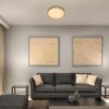 Rabalux 71037 Tesia LED Moderní stropní svítidlo | Teplá bílá | 36W | Barevný kov | Bílá | Zlatá