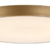 Rabalux 71038 Tesia LED Stropní svítidlo s ovladačem | Variabilní | Stmívatelné | 60W | Barevný kov | Bílá | Zlatá