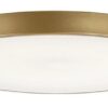 Rabalux 71038 Tesia LED Stropní svítidlo s ovladačem | Variabilní | Stmívatelné | 60W | Barevný kov | Bílá | Zlatá