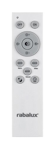 Rabalux 71041 Tesia LED Moderní stropní svítidlo | Variabilní | Stmívatelné | 60W | Bílá | Černá