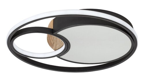 Rabalux 71044 Leola LED Moderní stropní svítidlo | Variabilní | Stmívatelné | 81W | Bílá | Černá