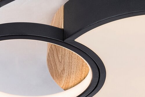 Rabalux 71044 Leola LED Moderní stropní svítidlo | Variabilní | Stmívatelné | 81W | Bílá | Černá