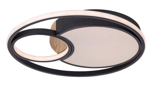 Rabalux 71044 Leola LED Moderní stropní svítidlo | Variabilní | Stmívatelné | 81W | Bílá | Černá