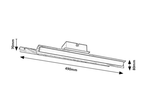 Rabalux 71045 Remiel LED Moderní nástěnní svítidlo | Teplá bílá | 12W | Bílá | Černá