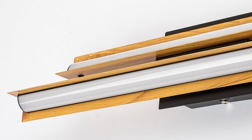 Rabalux 71045 Remiel LED Moderní nástěnní svítidlo | Teplá bílá | 12W | Bílá | Černá