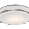 Rabalux 71046 Dettora LED Moderní stropní svítidlo | Variabilní | Stmívatelné | 18W | Bílá | Šedá