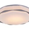 Rabalux 71046 Dettora LED Moderní stropní svítidlo | Variabilní | Stmívatelné | 18W | Bílá | Šedá
