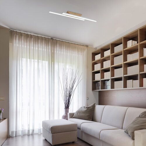 Rabalux 71084 Tamur LED Dřevěné nástěnní svítidlo | Přírodní bílá | 21W | Bílá | Dřevo