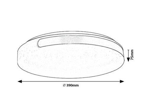 Rabalux 71085 Danuta2 LED Moderní stropní svítidlo | Přírodní bílá | 24W | Bílá | Chrom | Kov