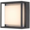 Rabalux 7110 Mendoza LED Nástěnné venkovní světlo | Teplá bílá | 65W | Bílá | Černá