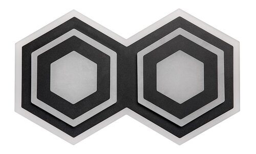 Rabalux 71114 Bitsi LED Moderní stropní svítidlo | Variabilní | 44W | Bílá | Černá