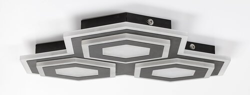 Rabalux 71115 Bitsi LED Stropní svítidlo s ovladačem | Variabilní | Stmívatelné | 7,2W | Bílá | Černá