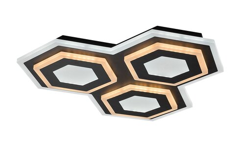 Rabalux 71115 Bitsi LED Stropní svítidlo s ovladačem | Variabilní | Stmívatelné | 7,2W | Bílá | Černá