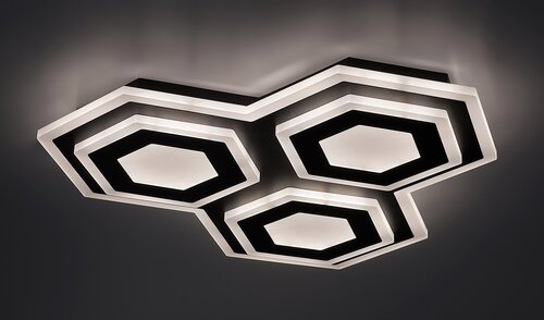 Rabalux 71115 Bitsi LED Stropní svítidlo s ovladačem | Variabilní | Stmívatelné | 7,2W | Bílá | Černá