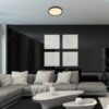 Rabalux 71118 Epora LED Moderní stropní svítidlo | Teplá bílá | 25W | Bílá | Černá