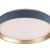 Rabalux 71121 Liatris LED Moderní stropní svítidlo | Teplá bílá | 25W | Bílá | Šedá