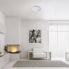 Rabalux 71127 Engon LED Moderní stropní svítidlo | Přírodní bílá | 18W | Bílá | Kov | Stříbrná