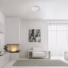 Rabalux 71131 Engon LED Moderní stropní svítidlo | Přírodní bílá | 45W | Bílá | Kov | Stříbrná