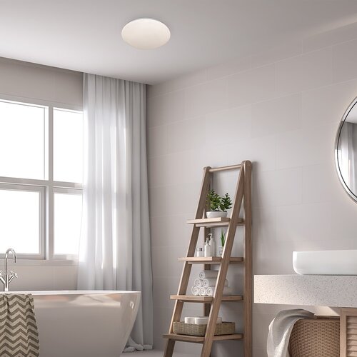 Rabalux 71132 Lucas LED Stropní svítidlo s pohybovým čidlem | Přírodní bílá | 12W | Bílá