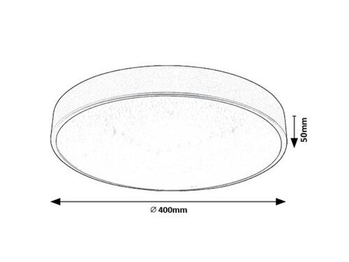 Rabalux 71135 Octav2 LED Moderní stropní svítidlo | Přírodní bílá | 24W | Bílá | Kov | Stříbrná