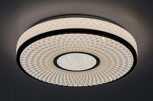 Rabalux 71137 Sedona2 LED Moderní stropní svítidlo | Přírodní bílá | 24W | Bílá | Černá