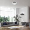 Rabalux 71137 Sedona2 LED Moderní stropní svítidlo | Přírodní bílá | 24W | Bílá | Černá