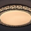 Rabalux 71140 Nilin LED Moderní stropní svítidlo | Variabilní | Stmívatelné | 48W | Bílá | Černá