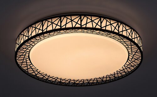 Rabalux 71140 Nilin LED Moderní stropní svítidlo | Variabilní | Stmívatelné | 48W | Bílá | Černá