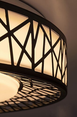 Rabalux 71140 Nilin LED Moderní stropní svítidlo | Variabilní | Stmívatelné | 48W | Bílá | Černá