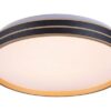 Rabalux 71141 Gandor LED Moderní stropní svítidlo | Variabilní | Stmívatelné | 24W | Bílá | Černá