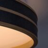 Rabalux 71141 Gandor LED Moderní stropní svítidlo | Variabilní | Stmívatelné | 24W | Bílá | Černá