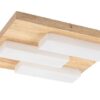 Rabalux 71142 Konte LED stropní svítidlo | Teplá bílá | 30W | Bílá | Dřevo | 12