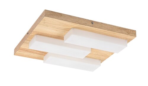 Rabalux 71142 Konte LED stropní svítidlo | Teplá bílá | 30W | Bílá | Dřevo | 2