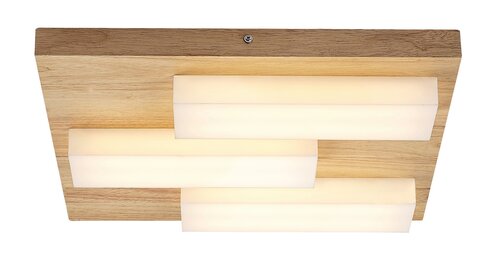 Rabalux 71142 Konte LED stropní svítidlo | Teplá bílá | 30W | Bílá | Dřevo | 5