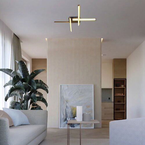 Rabalux 71145 Remiel LED Moderní stropní svítidlo | Teplá bílá | 20W | Bílá | Černá