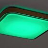 Rabalux 71146 Arild LED Moderní stropní svítidlo | RGB | Variabilní | Stmívatelné | 48W | Bílá | Černá